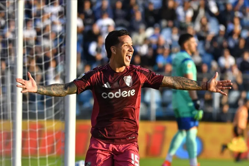 Sebastián Driussi convirtió su primer gol en su regreso a River.