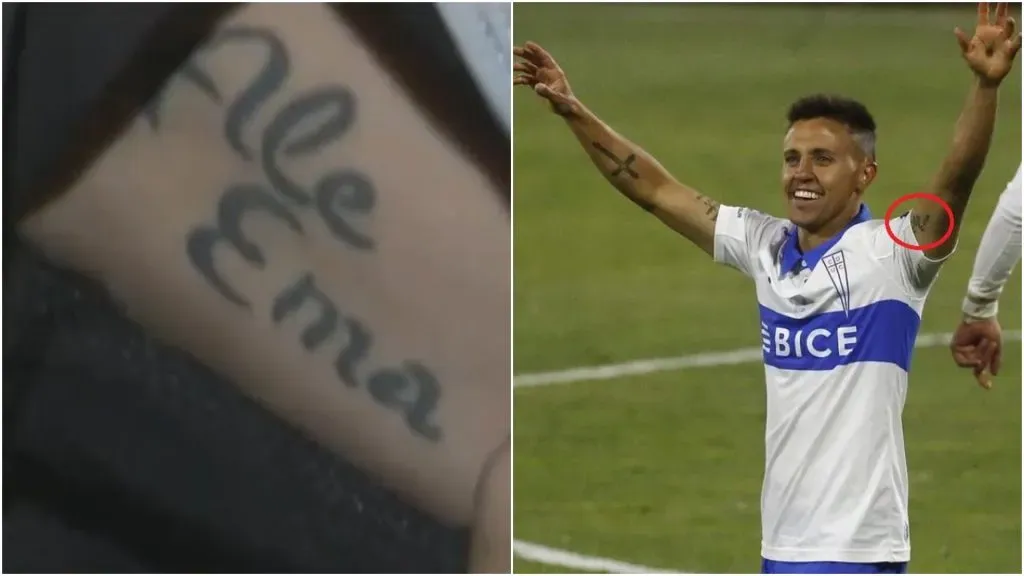 Buonanotte lleva tatuados los nombres de dos de sus amigos fallecidos en un accidente