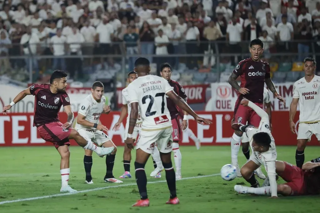 En el primer partido, River ganó en Perú frente a Universitario. (Getty Images)