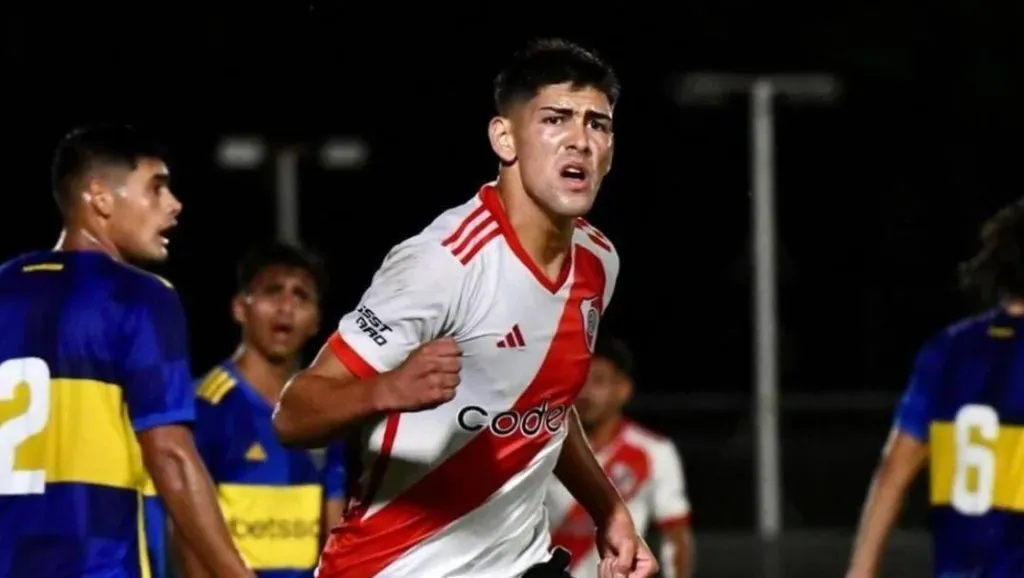 Lautaro Rivero vuelve a River y es la primera cara nueva para Gallardo. Foto: Prensa River.