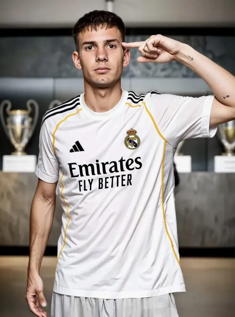Mastantuono es nuevo jugador dell Real Madrid.