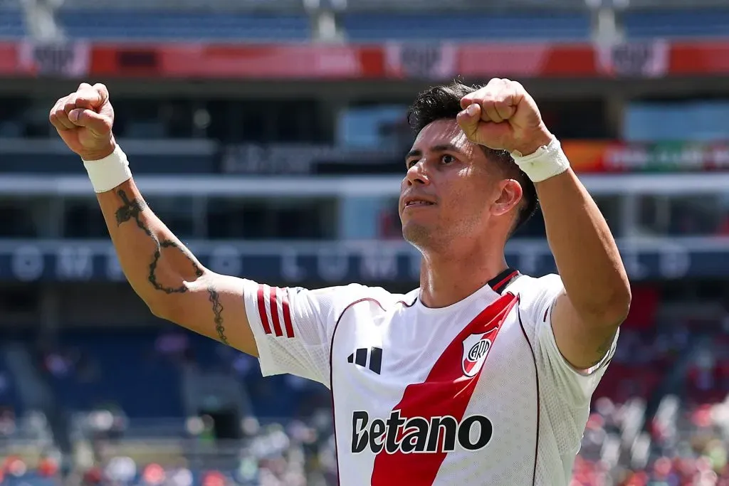 Maxi Meza convirtió el 3-1 ante Urawa Red Diamonds.