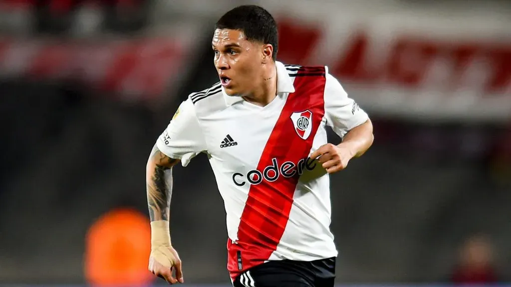 Juanfer resuelve su llegada a River y se entrena por su cuenta. (Getty Images)