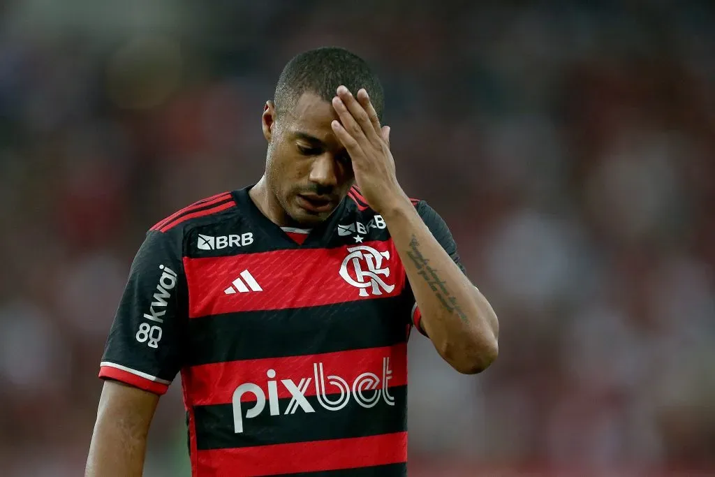 De la Cruz solo jugó 34 minutos en los últimos cuatro partidos de Flamengo.