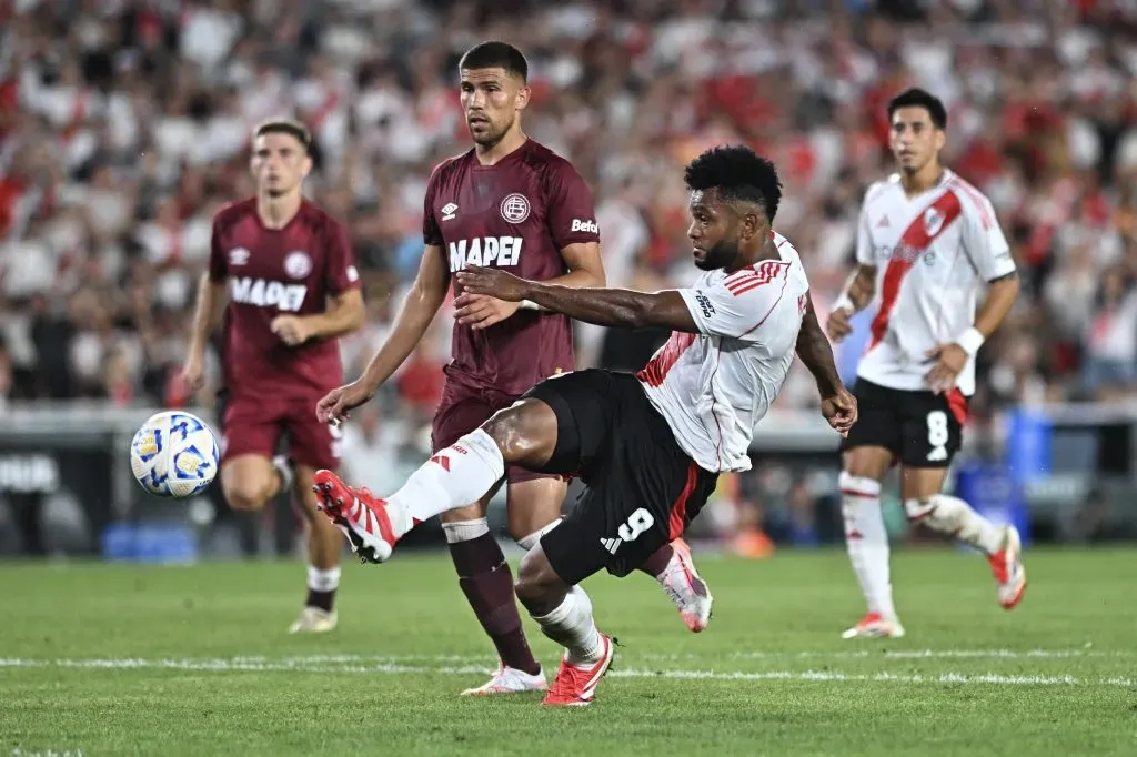 River visita a Lanús. (Getty)