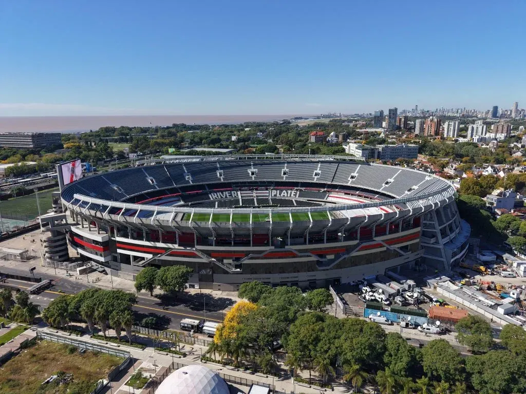 Así quedará la fachada del Monumental una vez finalizada la obra. (Prensa River)