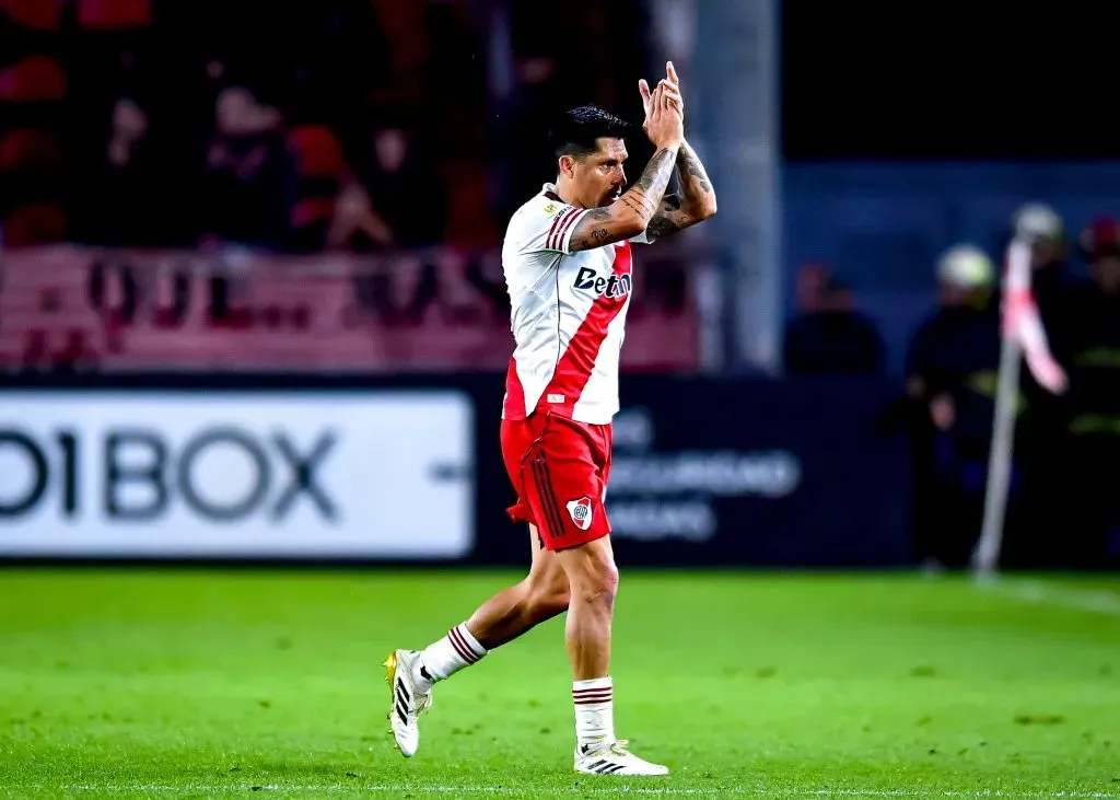 Enzo Pérez fue ovacionado en La Plata. (Getty)