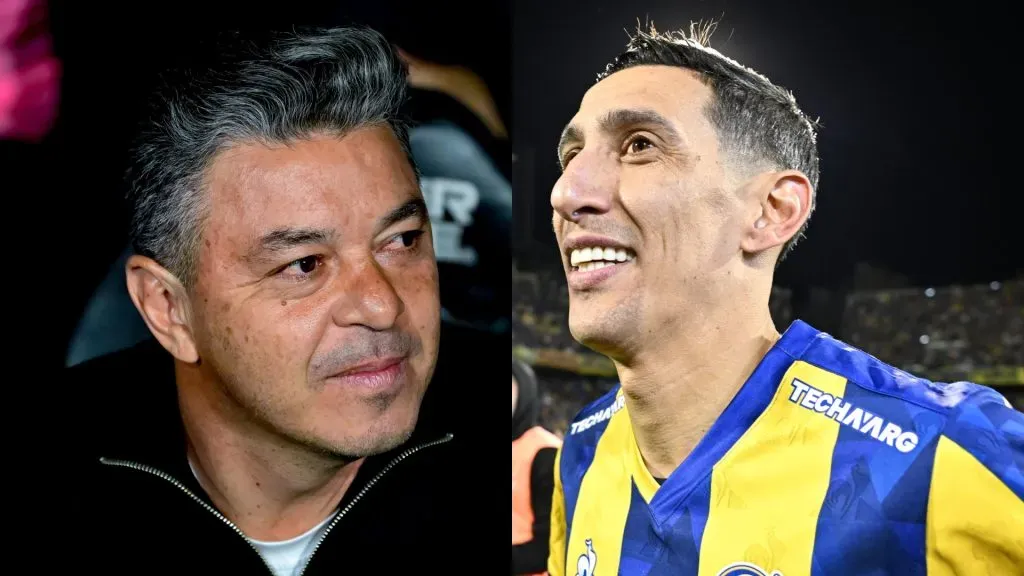 Gallardo vs. Di María: duelo de titanes.