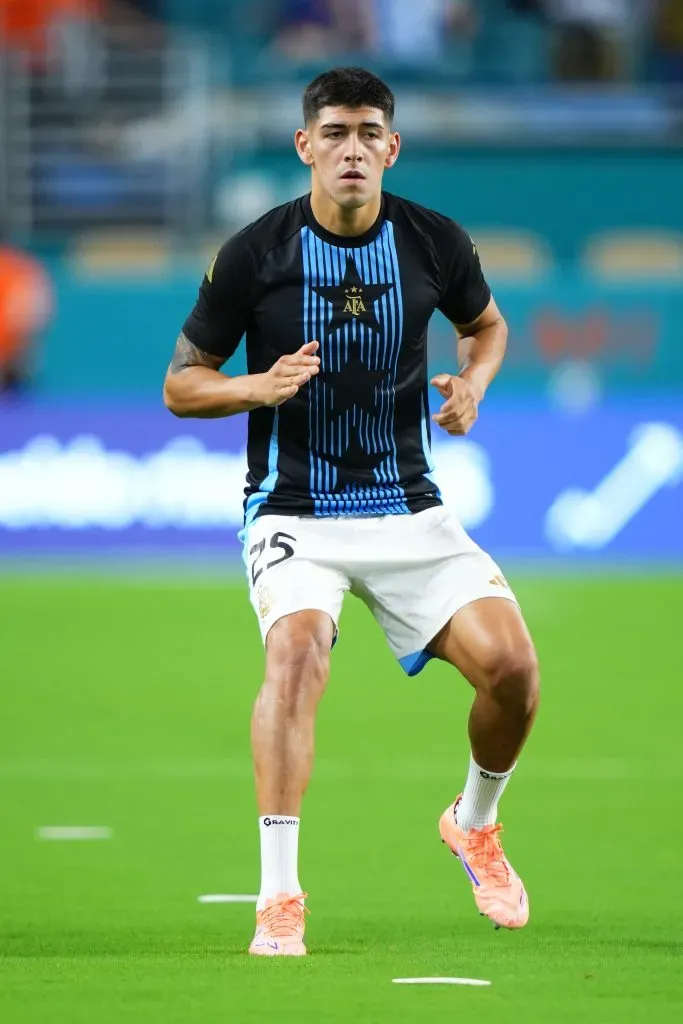 Lautaro Rivero tendrá una nueva posibilidad de debutar en la Selección Argentina el próximo martes ante Puerto Rico. (Getty Images)