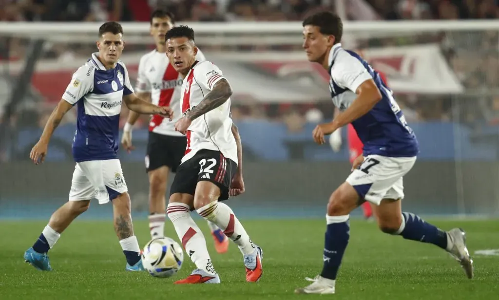 Castaño jugó los 90′ en River vs. Gimnasia.