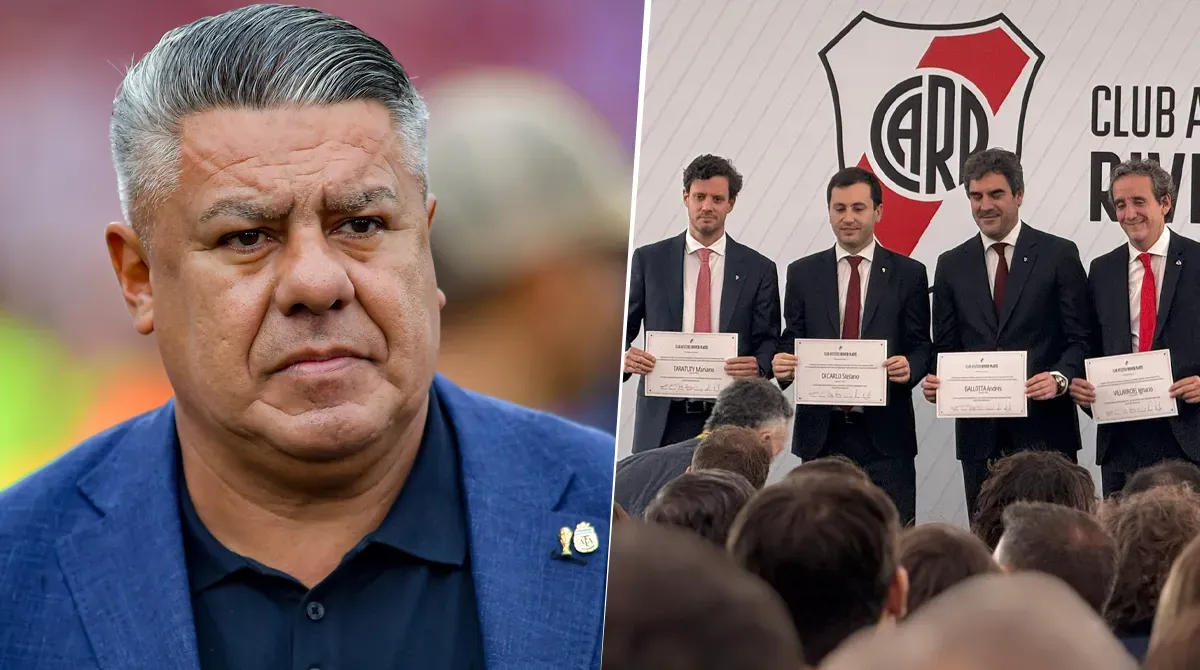 Claudio Tapia (izquierda) encabezó la reunión de AFA en la cual Rosario Central se consagró campeón.