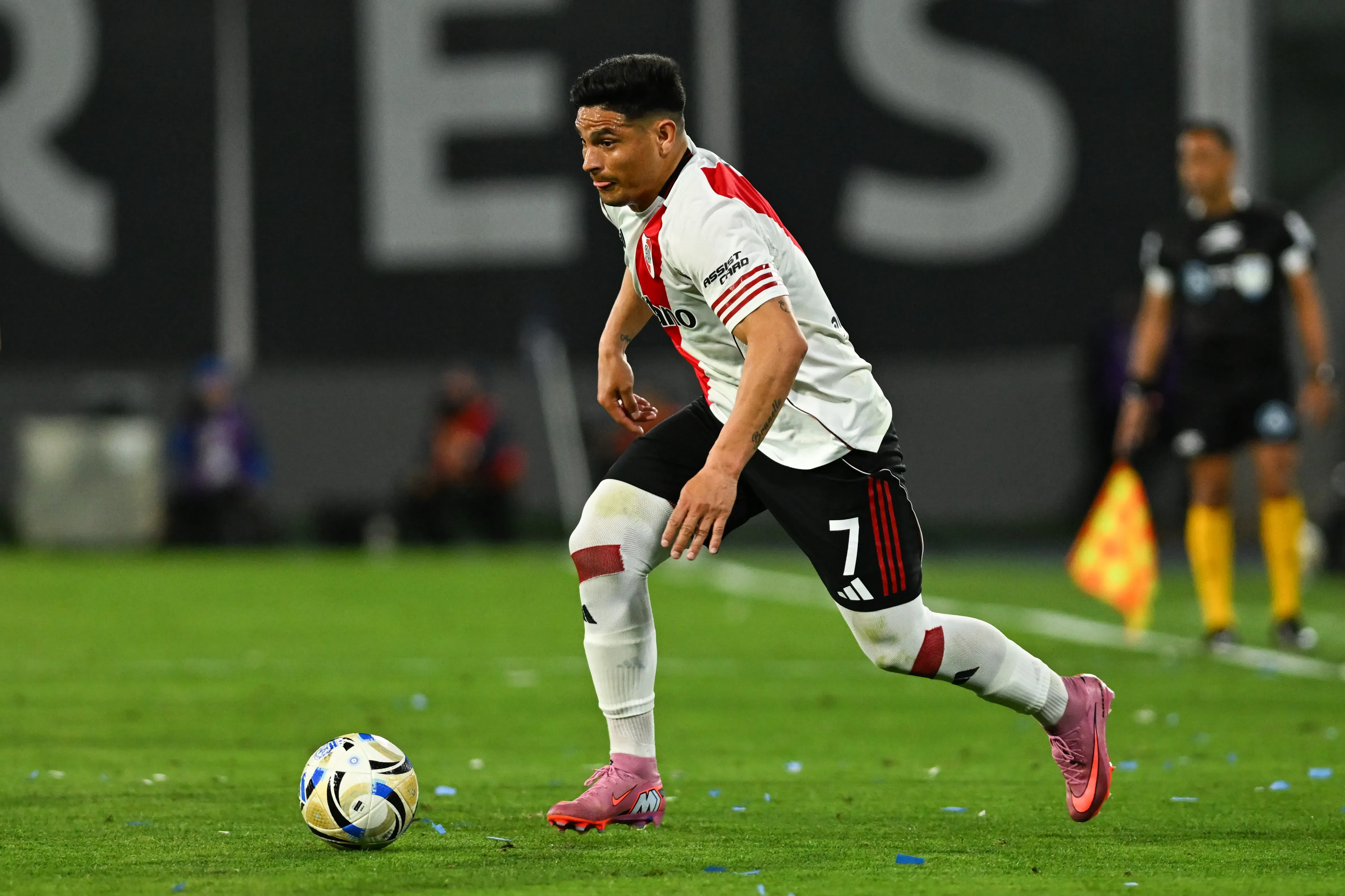 Maxi Salas mostró su mejor versión junto a otro atacante y Gallardo podría recuperarlo haciéndolo jugar junto a un punta. (Getty Images)