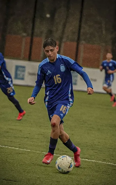 Gianfranco Ledestre en la Selección.