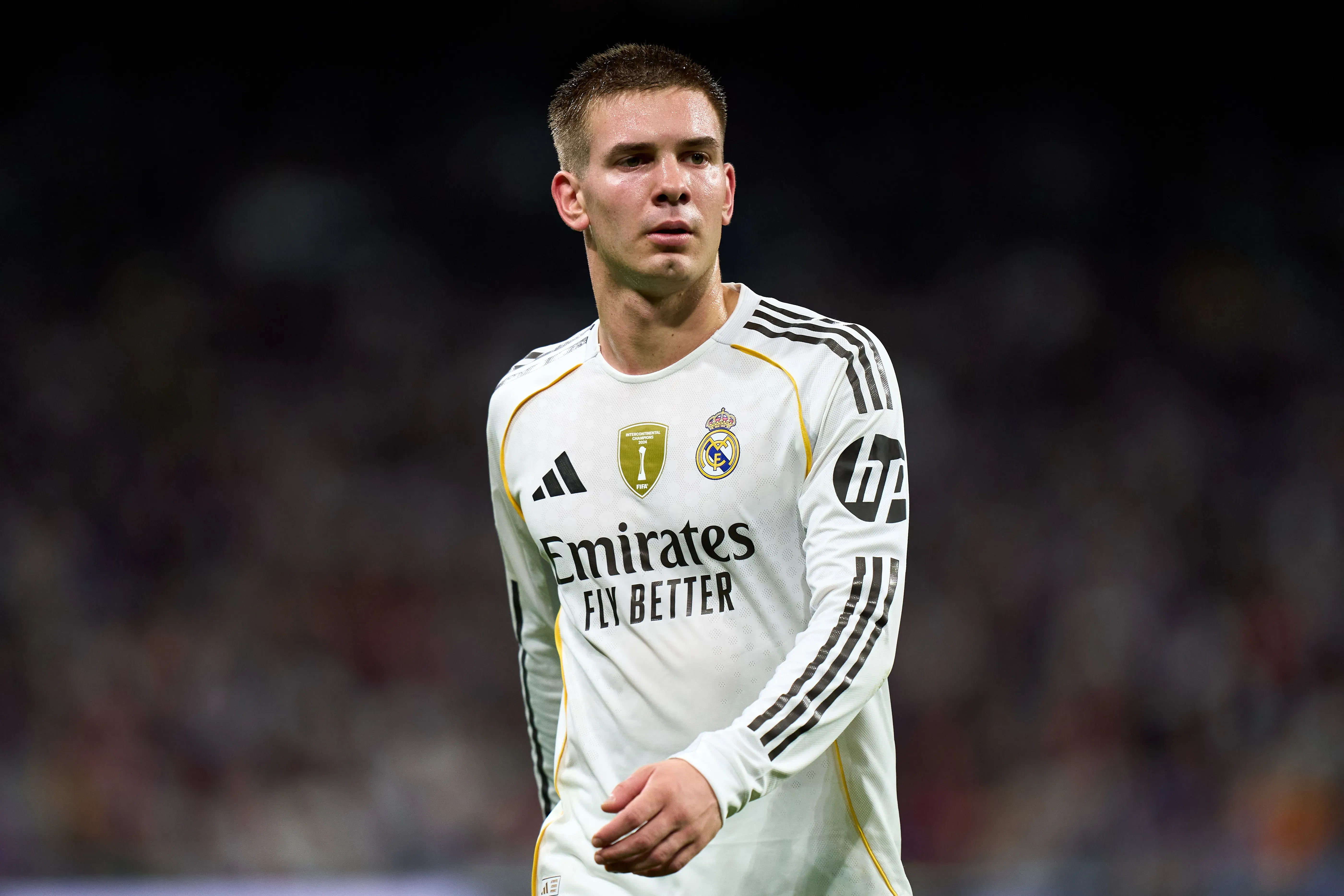 Mastantuono volvió a jugar el pasado domingo tras ocho partidos consecutivos sin sumar minutos. (Getty Images)