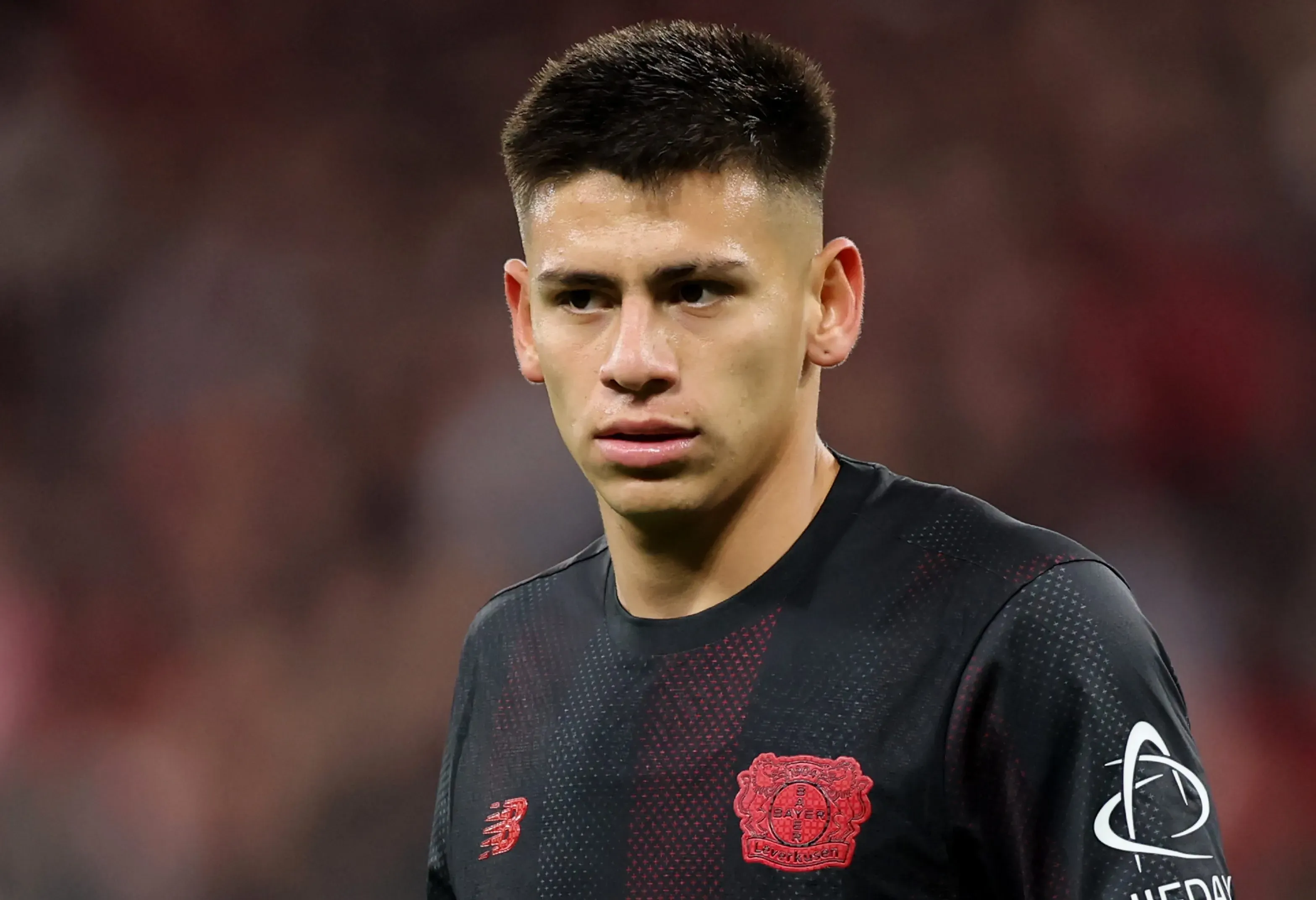 Echeverri está a préstamo en Bayer Leverkusen desde Manchester City.