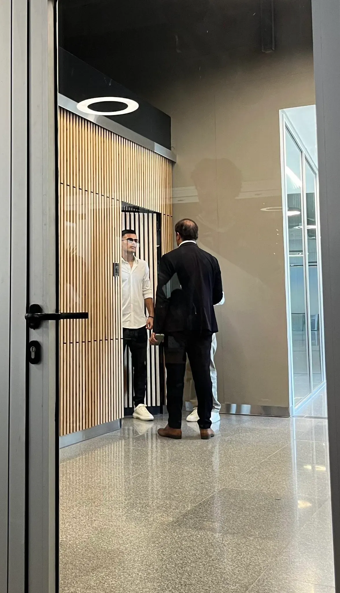 La foto de Fausto Vera ya en el Monumental. (Twitter)