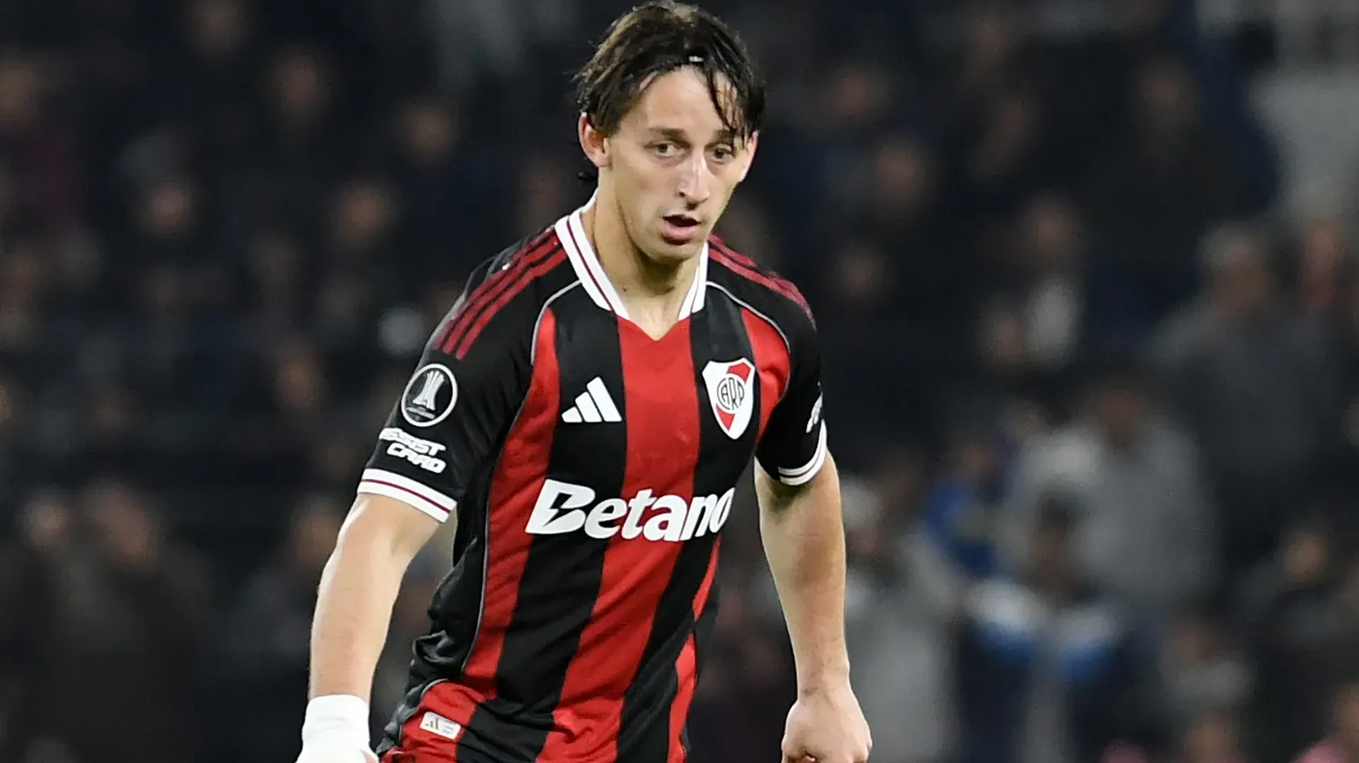 Galarza Fonda jugó 778 minutos divididos en 14 partidos desde su llegada a River.