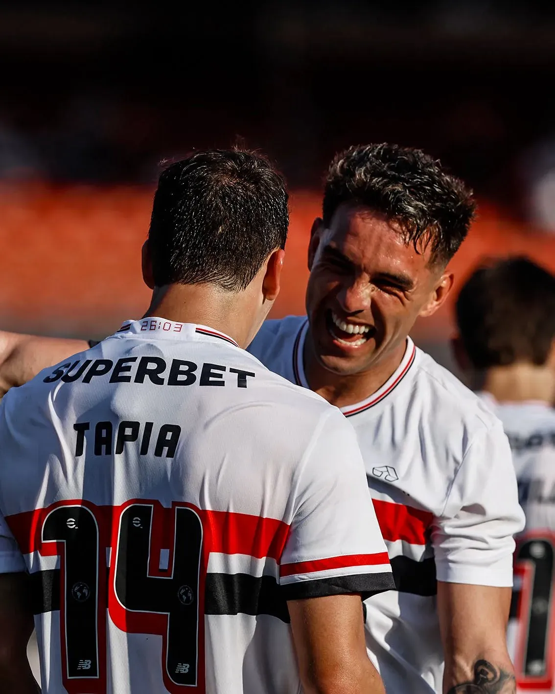 Gonzalo Tapia y Enzo Díaz firmaron contrato con San Pablo hasta 2029 y 2028, respectivamente. (San Pablo oficial)