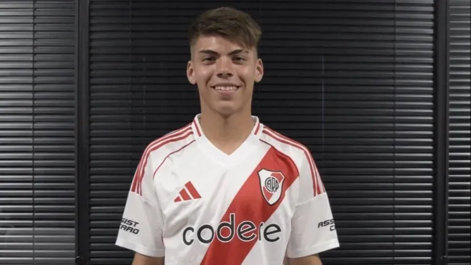 Santiago Espíndola es una de las máximas promesas de River y ya tiene contrato.