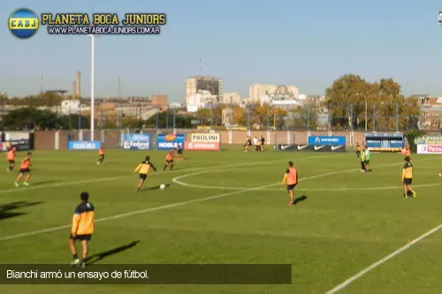 entre bianchi ensayo futbol pretemporada boca boca boca