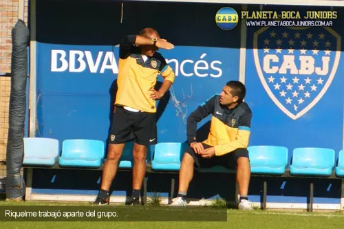 riquelme burdisso futbol ensayo pretemporada boca boca boca