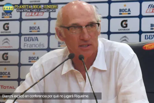 bianchi conferencia riquelme blandi racing boca