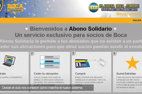 abono solidario marcha boca boca