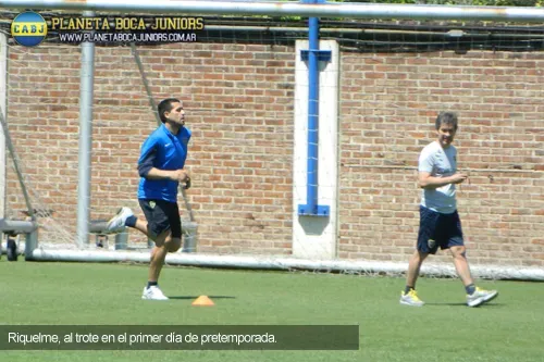 riquelme pretemporada 2014 boca