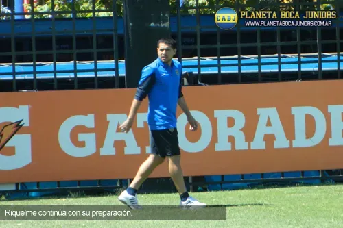 riquelme pelota preparacion boca boca