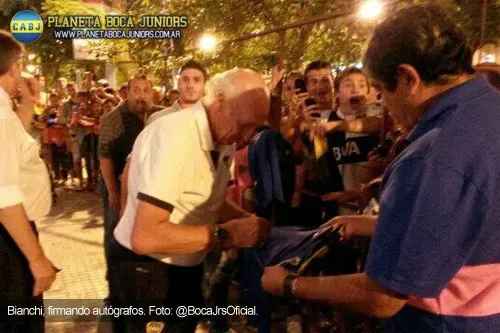 bianchi firma autografos rafaela boca boca