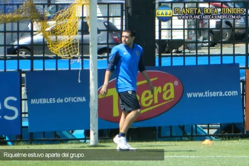 riquelme aparte colon boca