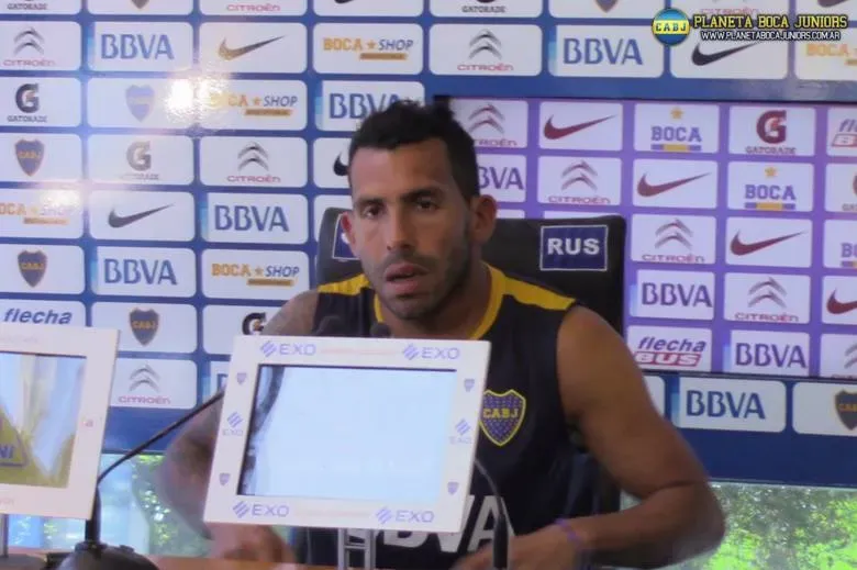 Carlitos durante la conferencia.