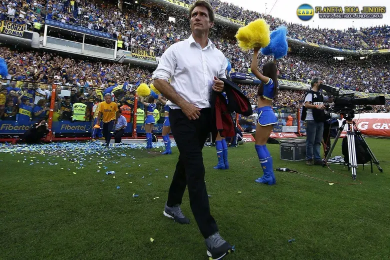 El entrenador habló de la victoria. Foto: Prensa C.A.B.J.