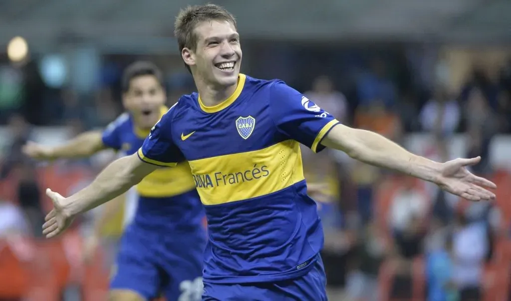 Riaño recordó su paso por Boca.
