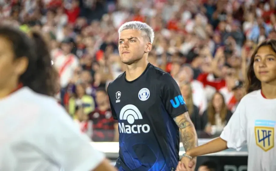 Reali, en Independiente Rivadavia. (Captura)