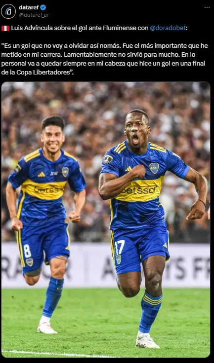 Advíncula recordó su gol. (Captura)