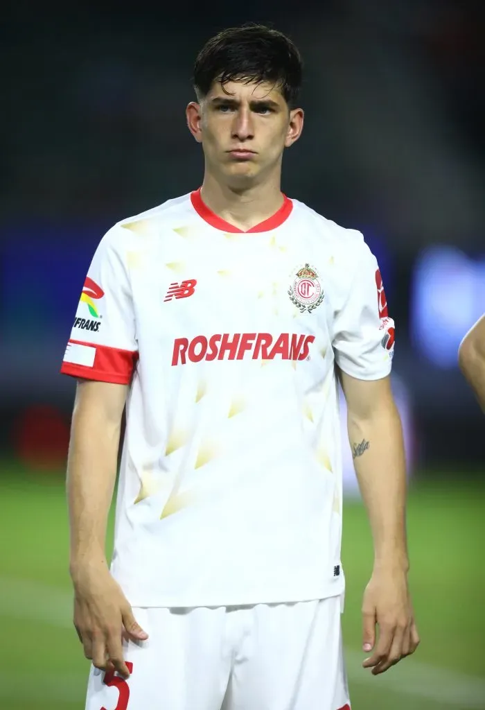 Tomás Belmonte, ex Lanús y actual Toluca de México (Getty Images)