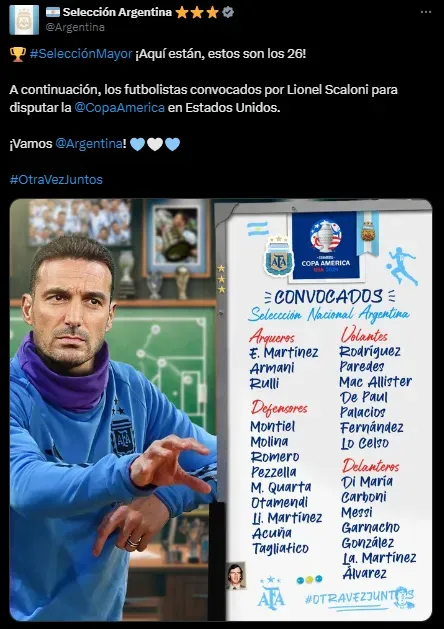 Barco no jugará la Copa América. (Captura)