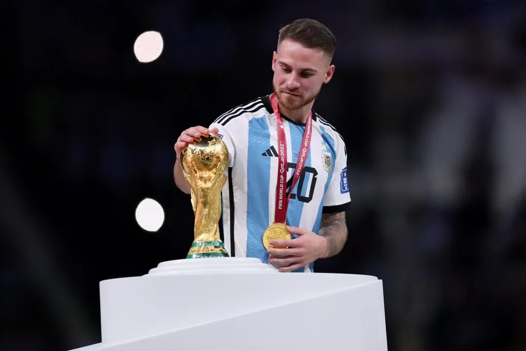 Alexis Mac Allister, campeón del mundo. (Getty)