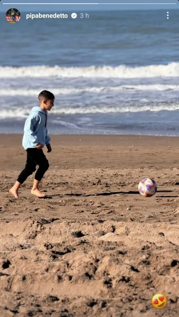 Benedetto, en la costa.