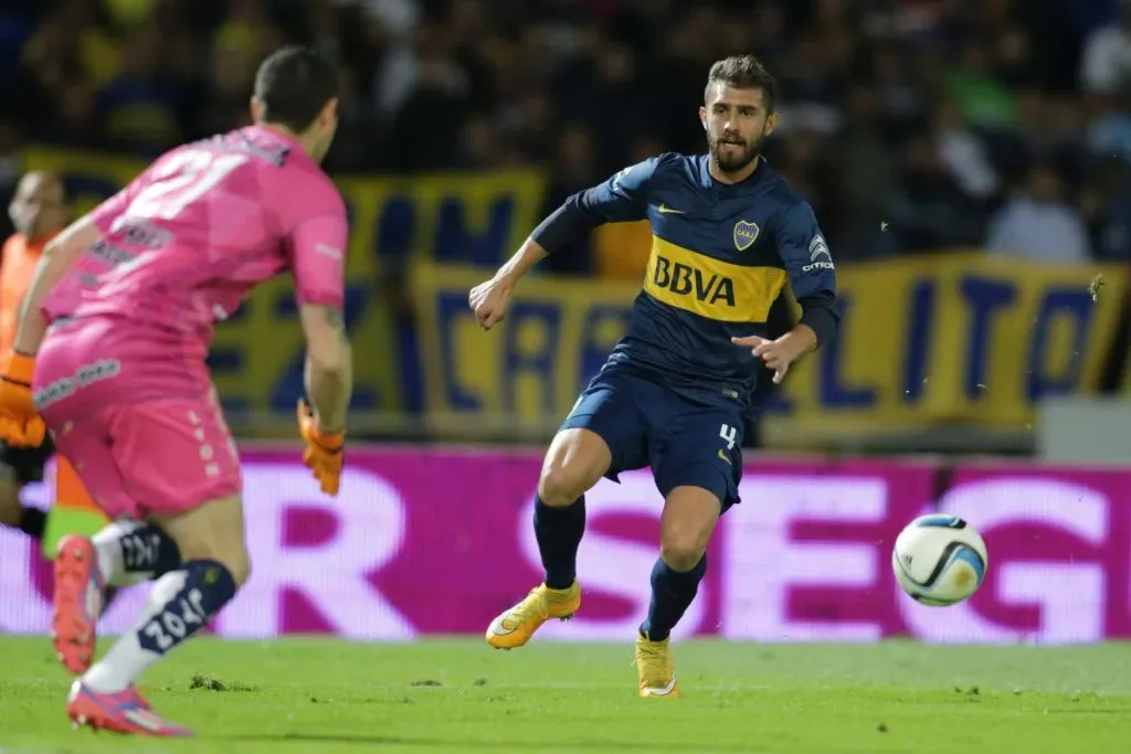 Gino Peruzzi en Boca (Imago)