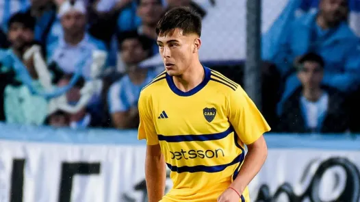 Aaron Anselmino, defensor de Boca