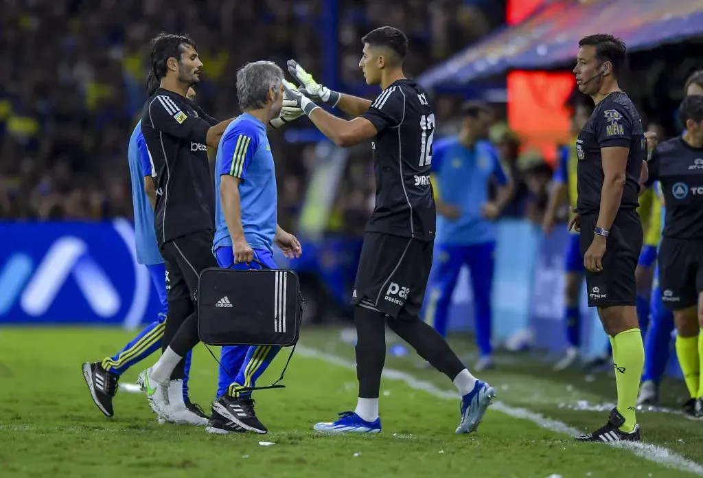 Javier García salió y entró Leandro Brey. (Getty)