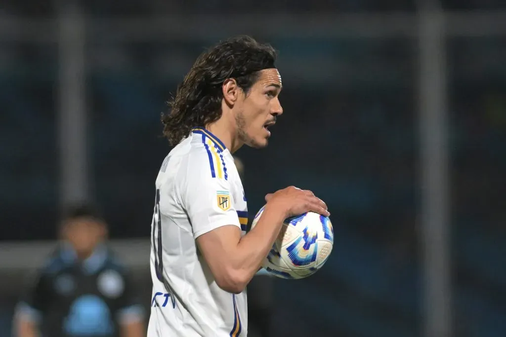 Cavani, en Boca. (Getty)