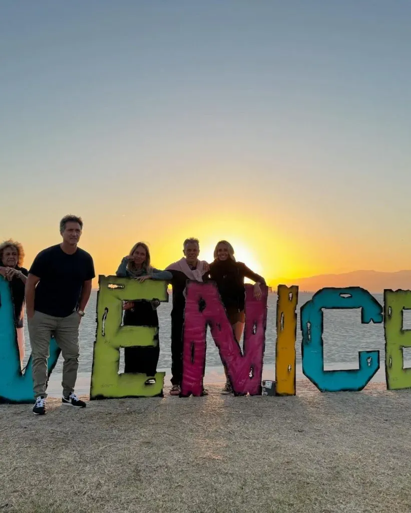 Guillermo Barros Schelotto, de viaje familiar con sus seres más queridos.