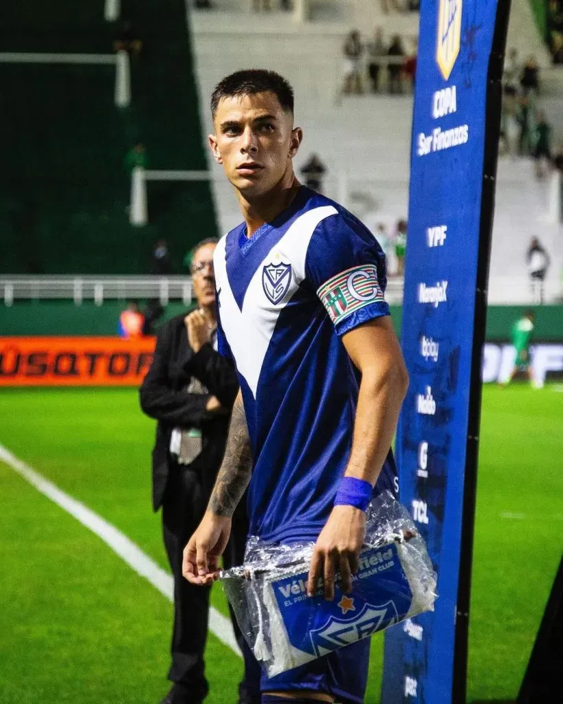 Valentín Gómez, en Vélez. (Instagram)