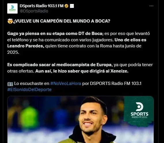 Captura: DSports