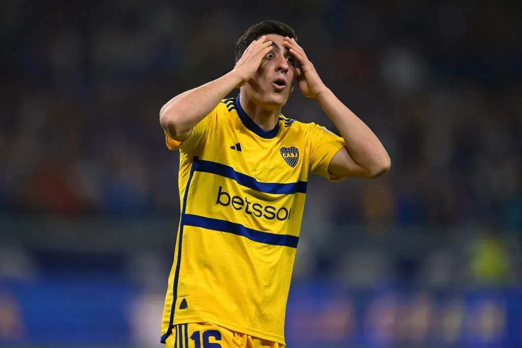 Miguel Merentiel en Boca (Getty Images)
