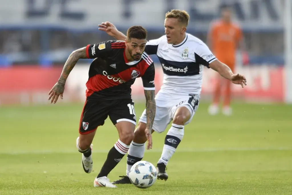 Pablo De Blasis en Gimnasia vs. River (Getty Images)