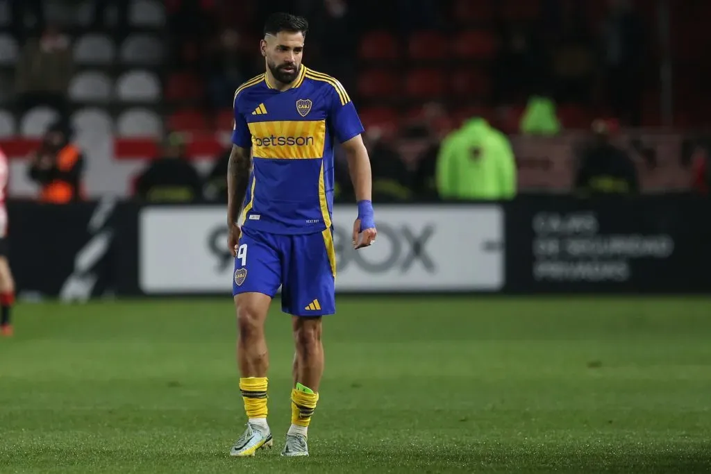 Milton Giménez en Boca (Getty Images)
